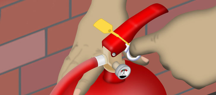 روش استفاده از کپسول آتش نشانی آب و گاز
