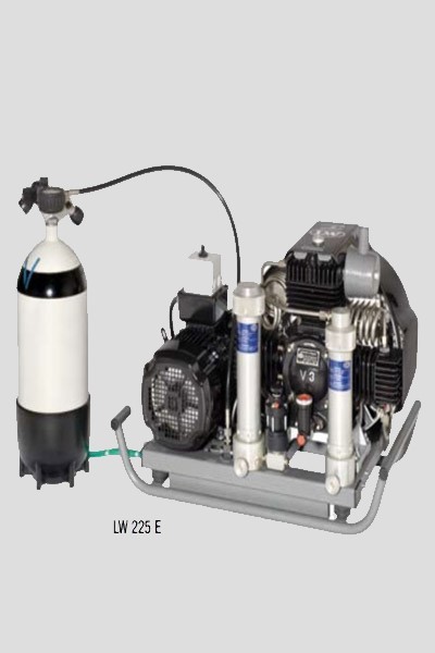 فروشگاه تجهیزات آتش نشانی و ایمنی احمدی | کمپرسور شارژ دستگاه تنفسی مدل LW 225 E